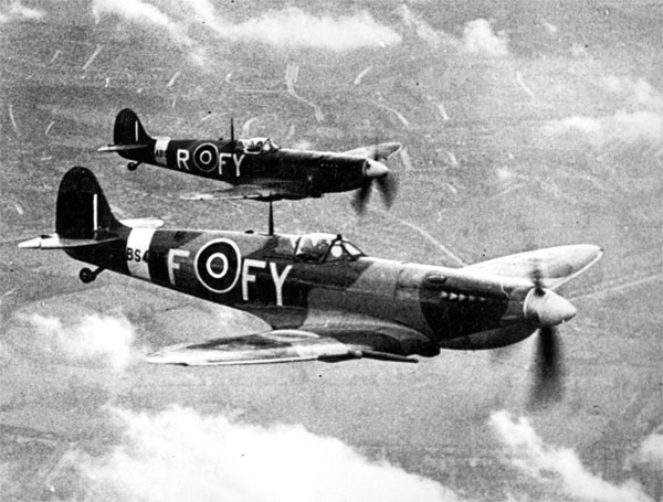 The RAF was vastly outnumbered but continued to fight on despite mounting losses.